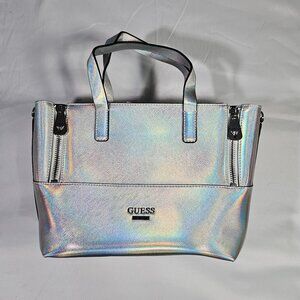 Guess Holographic Large Satchel/Tote Bag